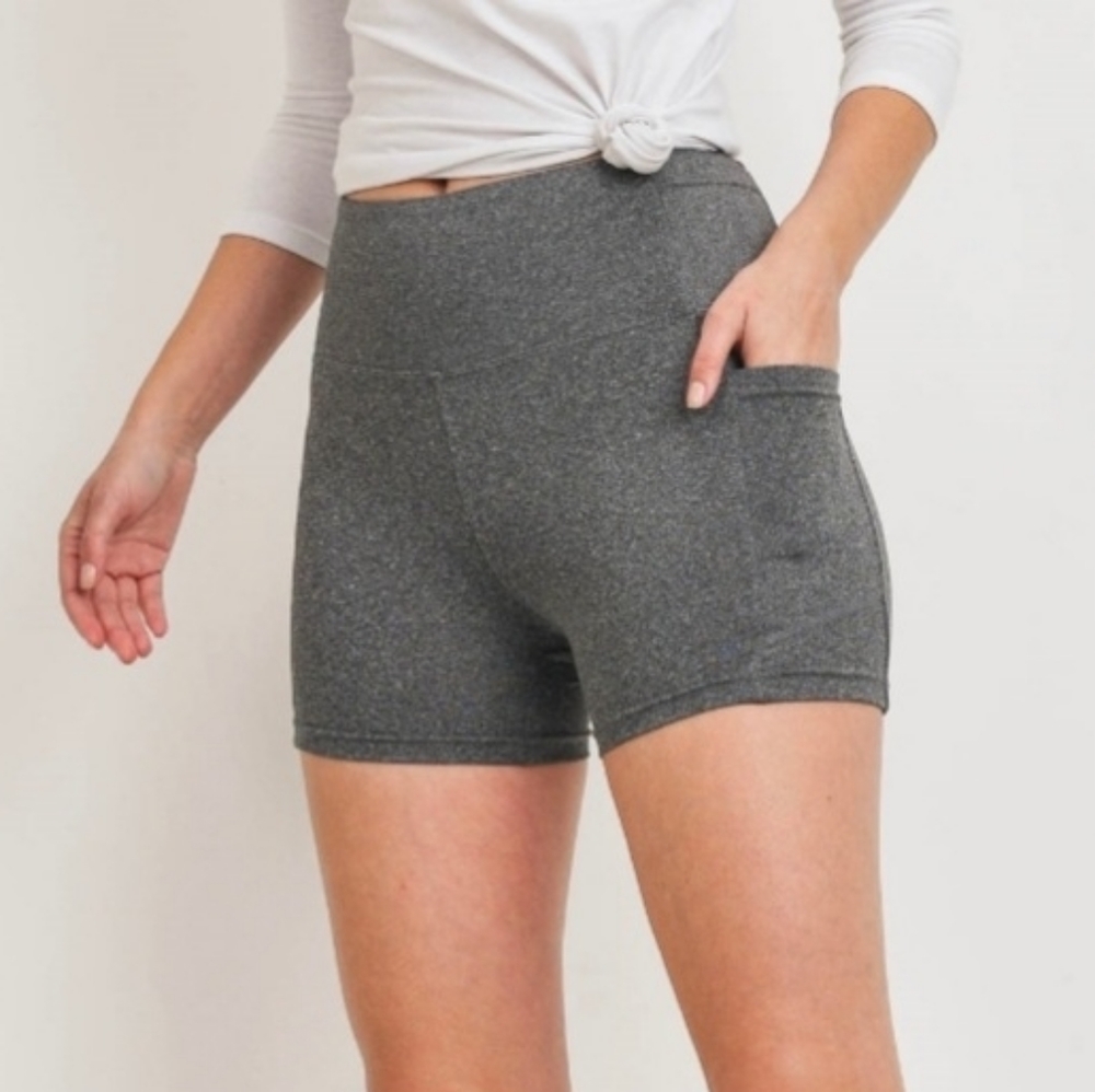 HIGH WAISTED BIKER SHORT